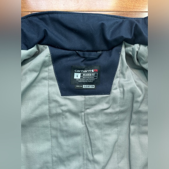 New Mens Carhartt 102182 Full Swing Fire Resistant Work Coat Jacket XL Tall - Picture 5 of 8